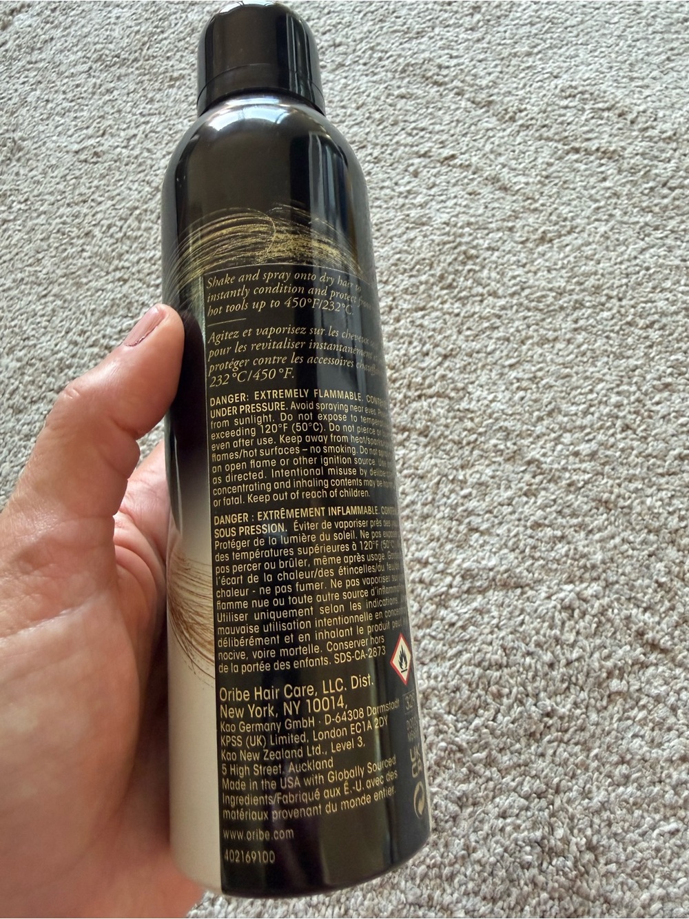 NWT Oribe Gold Lust Dry Heat Protection Spray, 5.2 Oz - Picture 5 of 7